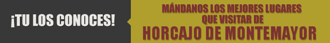 Restaurantes en Horcajo de Montemayor
